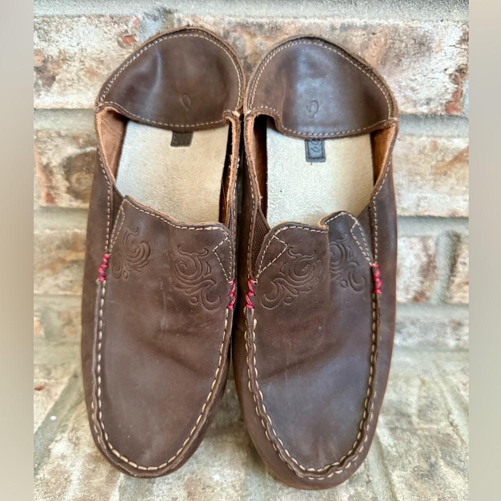Olukai Nohea Nubuck Women's Slip-on Casual Loafers - Picture 2 of 3